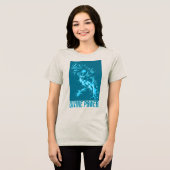 Divine Power Design Anime Workout - Energy Fitness トライブレンドＴシャツ (正面全面)