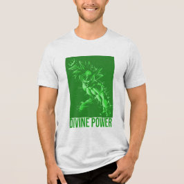 Divine Power Design Anime Workout - Energy Fitness トライブレンドTシャツ