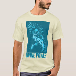 Divine Power Design Anime Workout - Energy Fitness Tシャツ