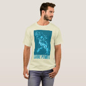 Divine Power Design Anime Workout - Energy Fitness Tシャツ (正面フル)