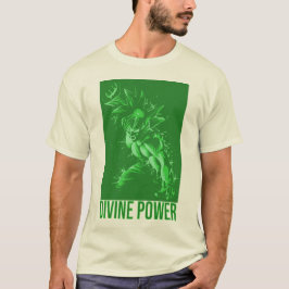 Divine Power Design Anime Workout - Energy Fitness Tシャツ