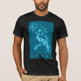 Divine Power Design Anime Workout - Energy Fitness Tシャツ
