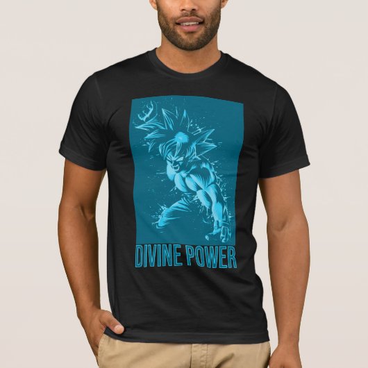 Divine Power Design Anime Workout - Energy Fitness Tシャツ (正面)