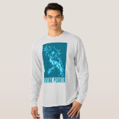 Divine Power Design Anime Workout - Energy Fitness Tシャツ (正面フル)