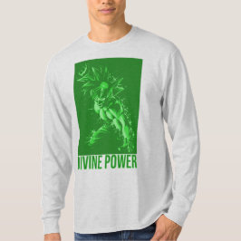 Divine Power Design Anime Workout - Energy Fitness Tシャツ