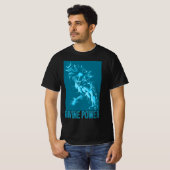 Divine Power Design Anime Workout - Energy Fitness Tシャツ (正面フル)