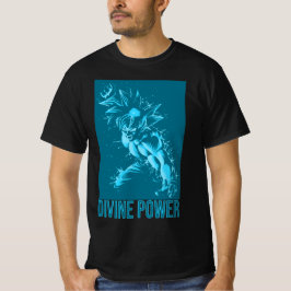 Divine Power Design Anime Workout - Energy Fitness Tシャツ