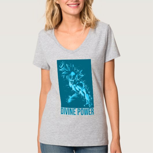 Divine Power Design Anime Workout - Energy Fitness Tシャツ (正面)