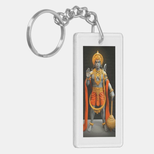Divine Protection Hanuman Ji Keychain キーホルダー (正面左)