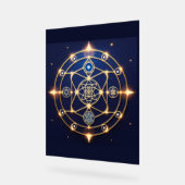 Divine Radiance - 5:照明されたユニバーサルエネルギー アクリルサイン (傾斜)