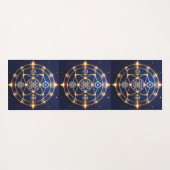 Divine Radiance - 5:照明されたユニバーサルエネルギー ヨガマット (裏面(横))