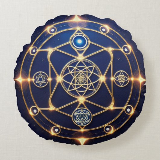 Divine Radiance – 5: Illuminated Universal Energy ラウンドクッション (正面)