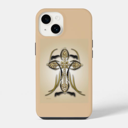 "Divine Request" Apple iPhone 14 ケース (裏面)