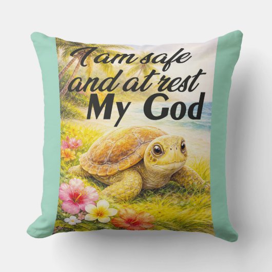 Divine Serenity Turtle クッション (正面)