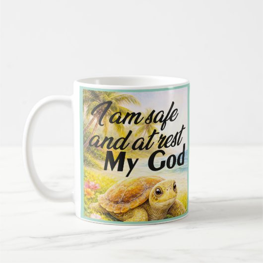 Divine Serenity Turtle コーヒーマグカップ (左)