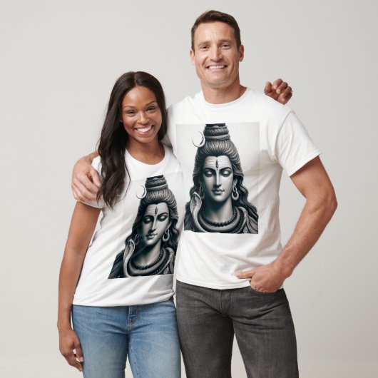 Divine Shiva:神聖なエネルギーTシャツ Tシャツ (ユニセックス)