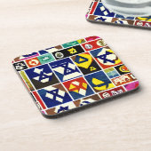Divine Sips：ユダヤのシンボルDrink Coaster コースター (左側)