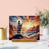 Divine Sunset: Lord's Prayer Inspiration アクリルサイン (ウェディング)