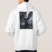 Divine Warrior – ゴシッククロスパーカーTシャツ パーカ (裏面)