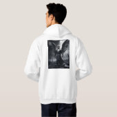 Divine Warrior – ゴシッククロスパーカーTシャツ パーカ (裏面フル)