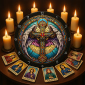 Divine Winged Cross ラージ壁時計