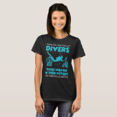 Diving Diving Flag Diving Teacher Scuba Ocean Sea Tシャツ (正面フル)