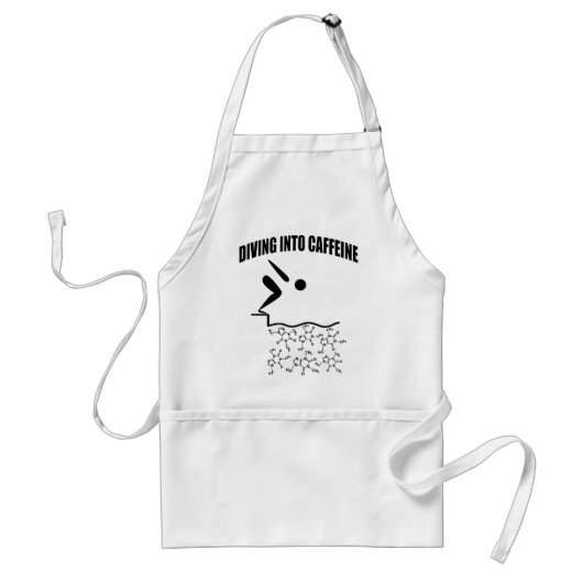 Diving Into Caffeine スタンダードエプロン (正面)