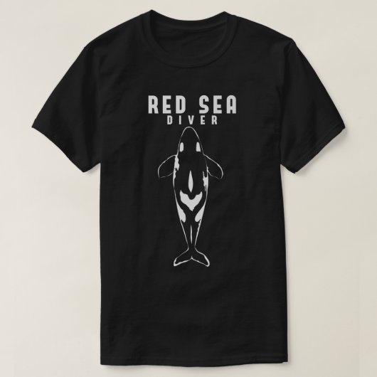Diving Orca Whale Egypt Red Sea Diver Scuba Premiu Tシャツ (デザイン正面)