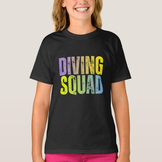 diving squad tシャツ (正面)