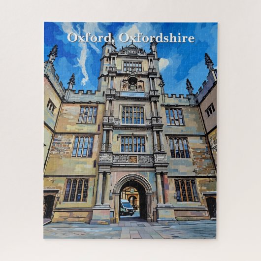 Divinity in Stone - Bodleian Library, Oxford ジグソーパズル (縦)