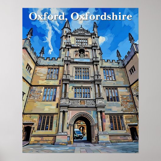 Divinity in Stone - Bodleian Library, Oxford ポスター (正面)