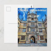 Divinity in Stone - Bodleian Library, Oxford ポストカード (正面/裏面)