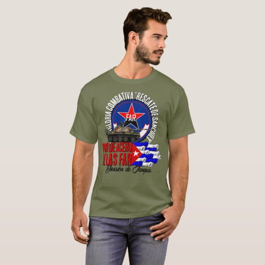 División de Tanques CUBA Tシャツ (正面フル)