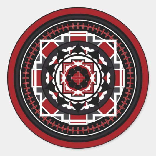 Division Mandalaシール ラウンドシール (正面)