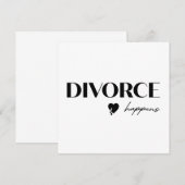 Divorce Happens Flat Card (正面/裏面)