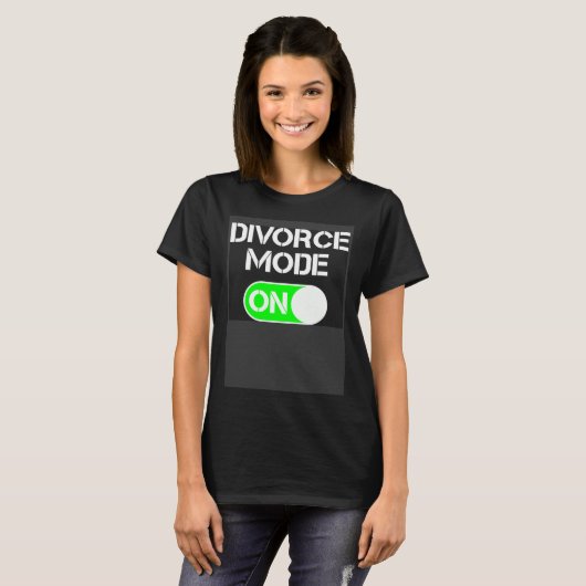 Divorce Mode ON Tシャツ (正面フル)