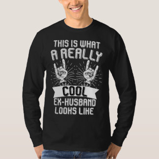 Divorce Party cool Ex Husband Happy Divorce Men Tシャツ