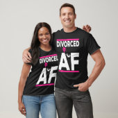 Divorce Party For Women Divorced AF Tシャツ (ユニセックス)