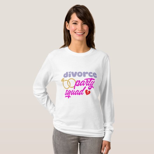 Divorce Party Squad  Tシャツ (正面フル)