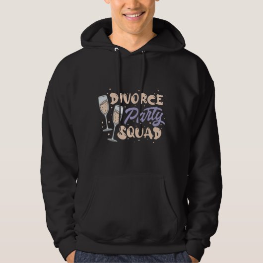 Divorce Party Squad The Ultimate Celebration Tee パーカ (正面)