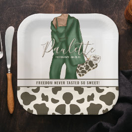 Divorce Theme Animal Skin ペーパープレート