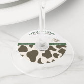 Divorce Theme Wine Glass Tag ワイングラスタグ (クローズアップ)