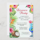 Divorce Tropical Summer Dine & Cocktail Party  招待状 (正面)
