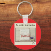 Divorced! Let's celebrate! キーホルダー (正面)