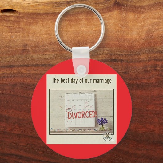 Divorced!  Let's celebrate! キーホルダー (正面)