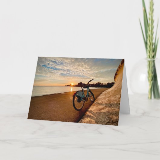Divvy sunrise over the Adler Planetarium カード (正面)