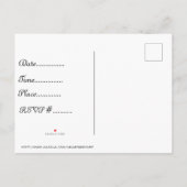 Diwaliのお祝いの招待状の郵便はがき インビテーションポストカード (裏面)