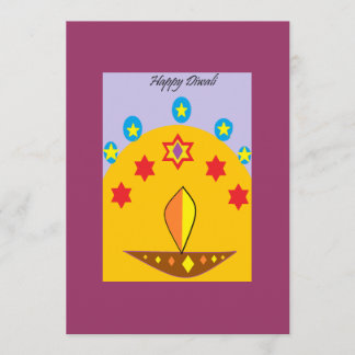 Diwaliのパーティの招待状 招待状