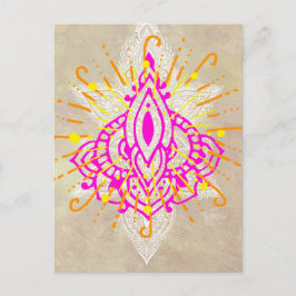 Diwaliのパーティー インビテーションポストカード