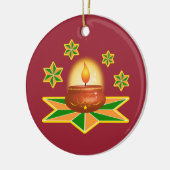 Diwaliのランタン セラミックオーナメント (左)